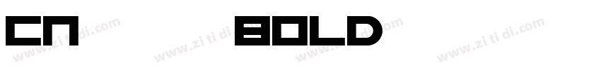 CN 2012 Bold字体转换